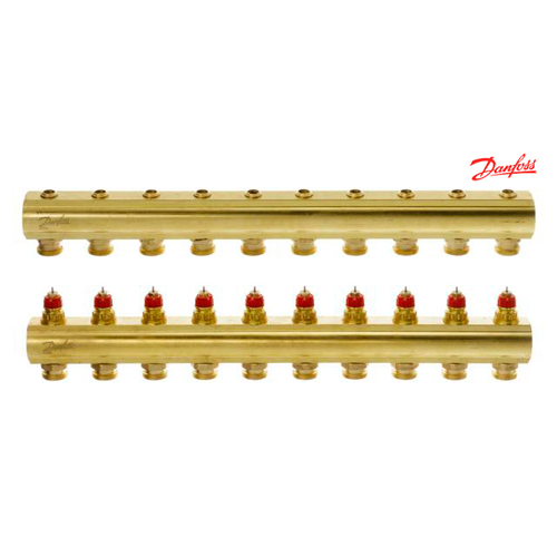 DANFOSS FHF Коллекторы 10+10 | без расходомеров (088U0510)