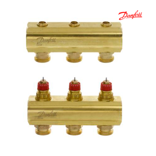 DANFOSS FHF Коллекторы 3+3 | без расходомеров (088U0503)