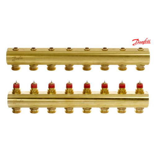 DANFOSS FHF Коллекторы 8+8 | без расходомеров (088U0508)