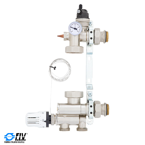 FIV UFH Насосно-смесительный узел теплого пола | без насоса