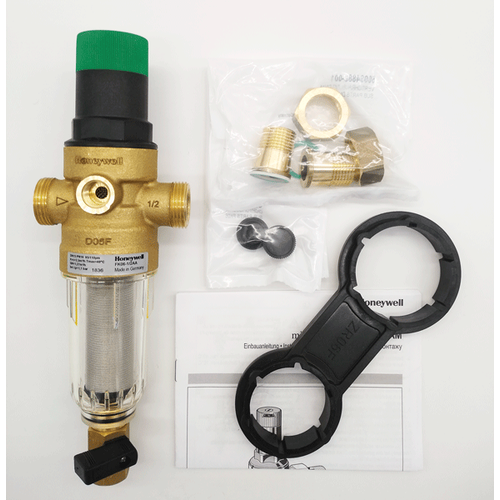 Промывной фильтр с редуктором Resideo Braukmann FK06-3/4AA для холодной воды (Honeywell FK06-3/4AA)