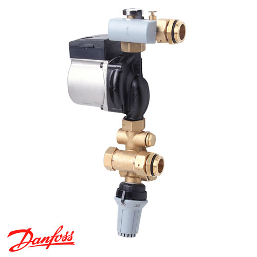 Смесительный узел для теплого пола Danfoss FHM-C6  с насосом UPS 15-60 (088U0096)