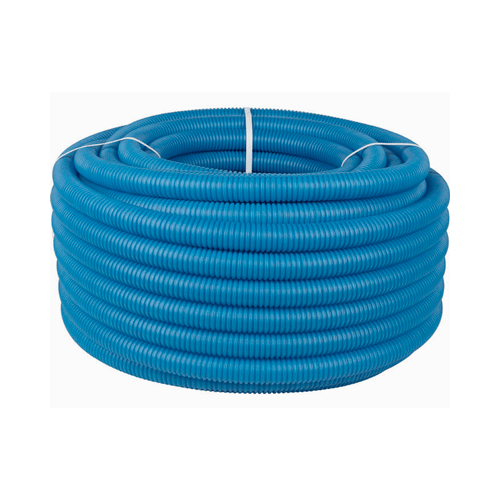 Гофра захисна D24/28 для труб 18/20 | бухта 50 м | синя