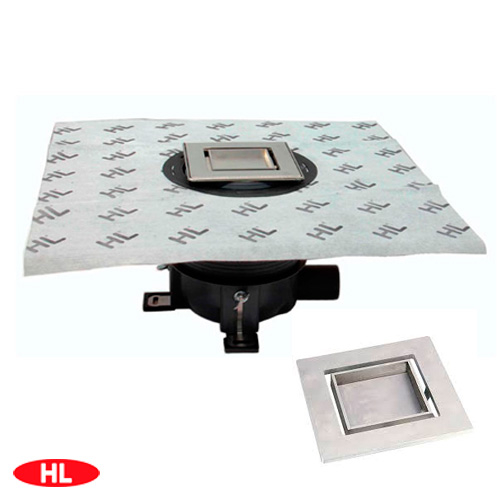 Трап HL 540I із сухим сифоном "Primus-Drain" решітка "Під плитку"