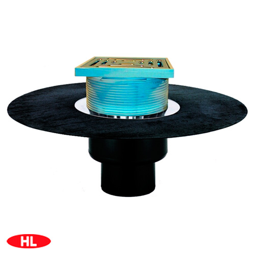Покрівельна воронка HL62BH/1 DN110 з трапом