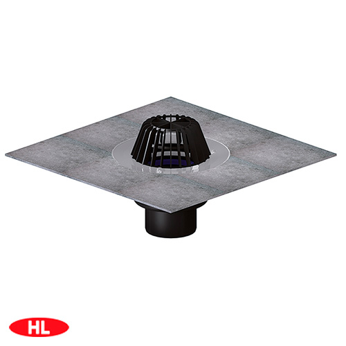 Кровельная воронка HL62H/1 DN110 с битумным полотном