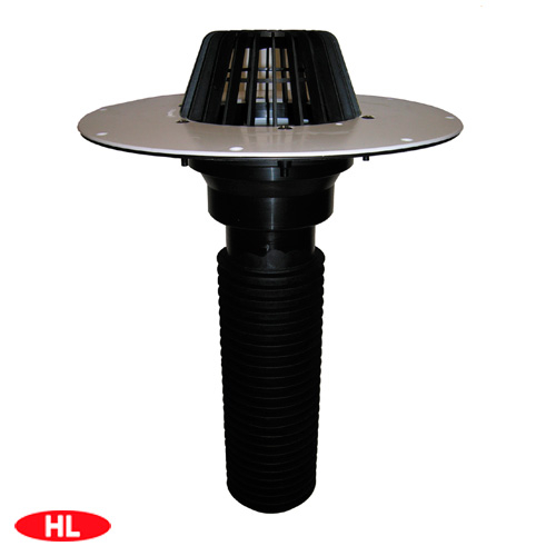 Ремонтная кровельная воронка HL69P/1 DN110 с ПВХ-консолью