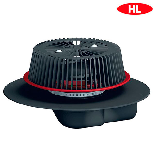 Кровельная воронка HL64FPowerSafe с отсекателем воздуха | DN75