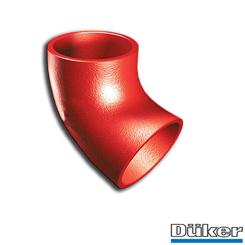 Отвод чугунный канализационный Duker SML 45° 80 мм