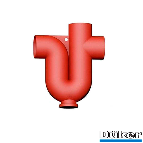 Сифон чугунный канализационный Duker SML 150 мм