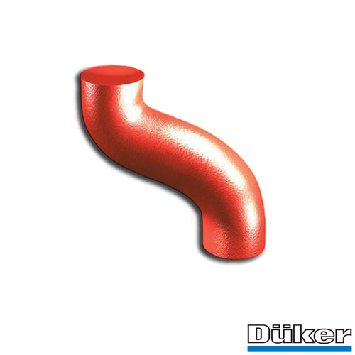 Уступ чавунний каналізаційний Duker SML 130 мм 100 мм