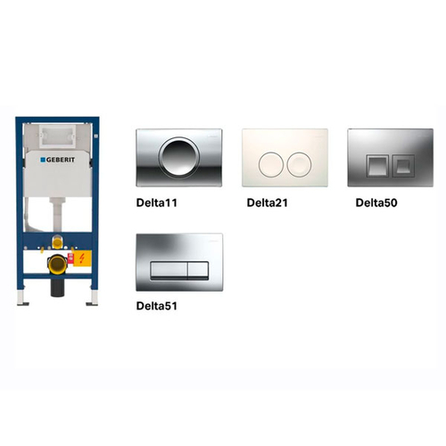 Инсталляция для унитаза Geberit Duofix Basic с бачком Delta (111.153.00.1)