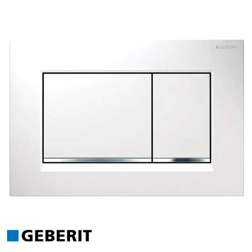 Кнопка смыва для инсталляции Geberit Sigma 30 | белая
