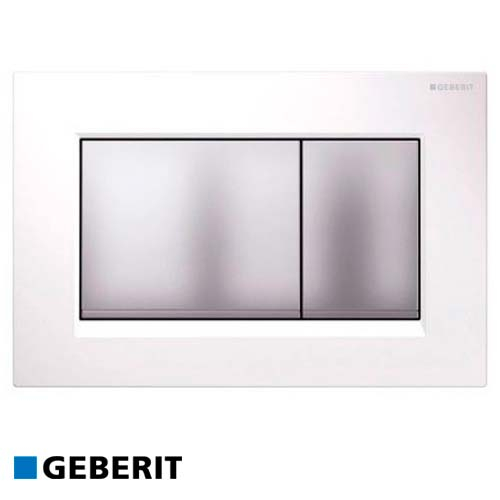 Смывная клавиша Geberit Sigma 30 | белая+хром