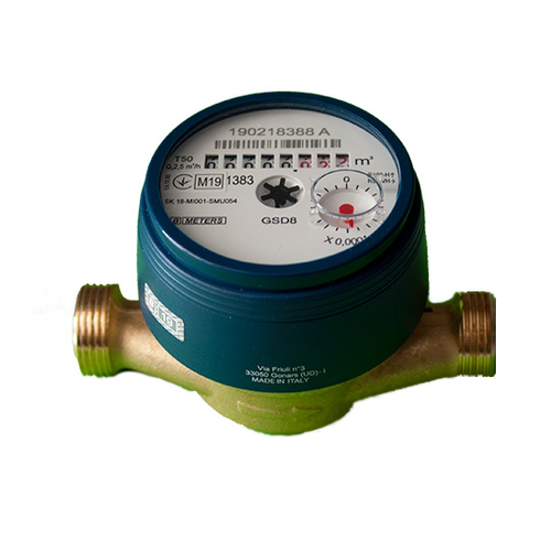 Лічильник холодної води BMeters GSD8 1/2" | 30°C | L=80 мм