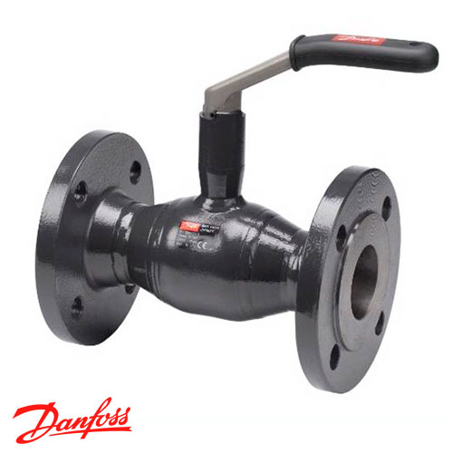 Кран шаровий сталевий фланцевий Danfoss JiP-FF Ду 125 | PN 16 | kvs 1080 (065N0845)
