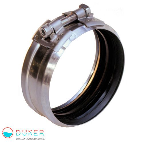 Хомут з'єднувальний каналізаційний Duker Dükorapid® 125 мм (218594)
