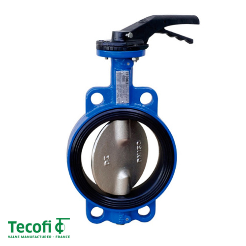 Задвижка Баттерфляй Tecofi Tecfly VPE 4449-02 ДУ 250 с диском из нержавеющей стали