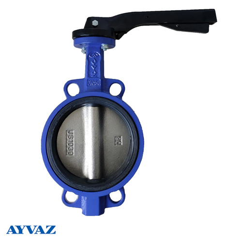 Задвижка Баттерфляй Ayvaz KV-7 Dn200 Pn16 диск чугун (708030504100)