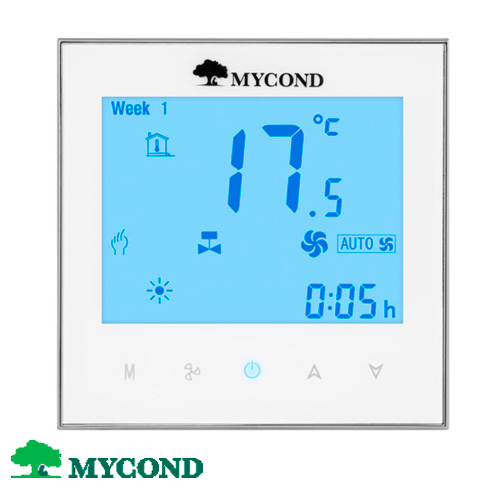 Терморегулятор для теплої підлоги Mycond Wireless Touch MC-HWT-W | білий