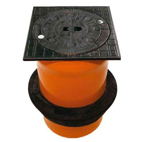 Телескопическая труба Ostendorf DN315 | B125 | крышка чугун