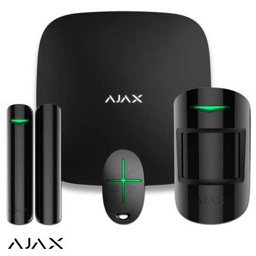 Ajax StarterKit Black Комплект сигнализации | черный (25456.56.BL1)
