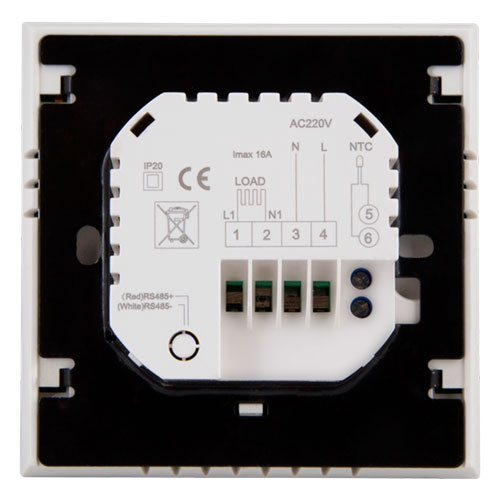 Терморегулятор для теплої підлоги Mycond Wireless Touch MC-HWT-W | білий