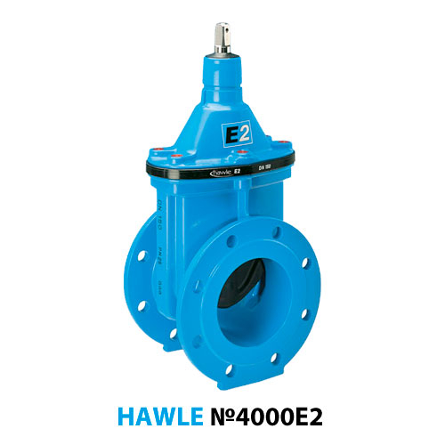 Засувка клинова Hawle 4000E2 ДУ 125 Ру 16