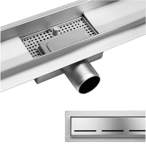 Душевой канал Fala 600 мм | решетка Line