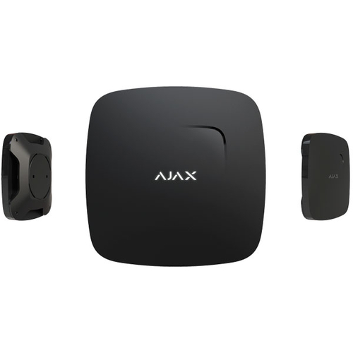 Ajax FireProtect Black Бездротовий датчик виявлення диму із сенсором температури | чорний (25427.10.BL1)