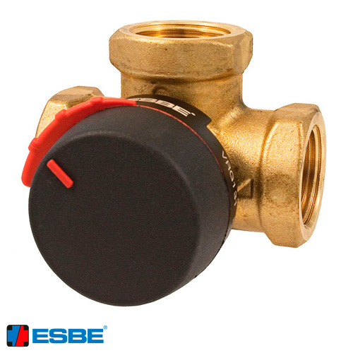 Поворотний змішувальний 3-ходовий клапан ESBE VRG 131 Rp 3/4" | DN 20 | Kvs 4 (11600800)