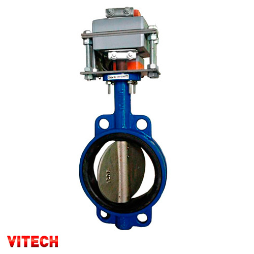 Задвижка Баттерфляй Vitech VB ДУ 200 с электроприводами Belimo GM