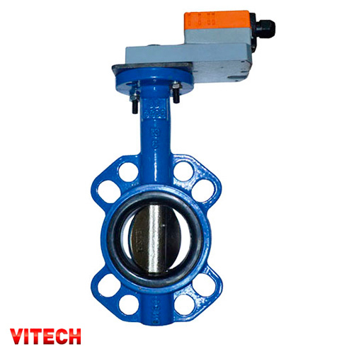 Задвижка Баттерфляй Vitech VB ДУ 100 с электроприводом Belimo GM