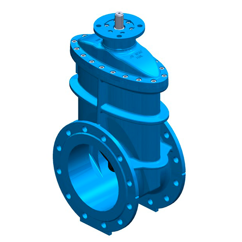 Засувка з гумовим клином під приварювання TIS ДК 400 PN 16