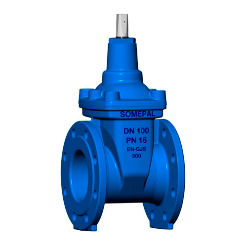 Задвижка с обрезиненным клином Fucoli Somepal ДУ 400 Ру 10