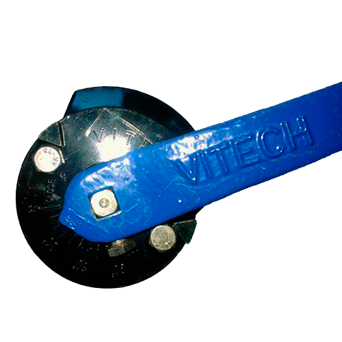 Засувка Батерфляй VITECH VB Dn100 Pn16 з чавунним диском