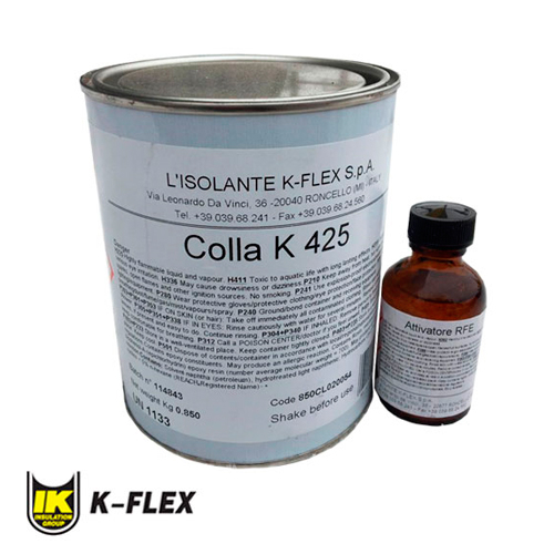 Клей двокомпонентний високотемпературний K-FLEX 0,85 lt K 425 до +150°С (850CL020054)