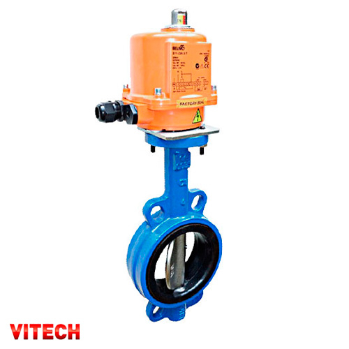 Задвижка Баттерфляй VITECH VB ДУ 80 с электроприводом Belimo SY1