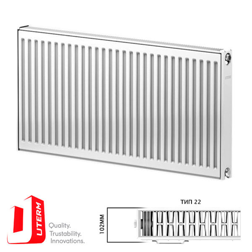 Радиатор стальной Uterm Compact Тип 22 300x2100 (боковое подключение)