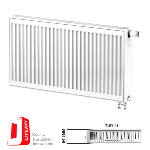 Радіатор сталевий Uterm Ventil Compact 11 300x1900 нижнє підключення
