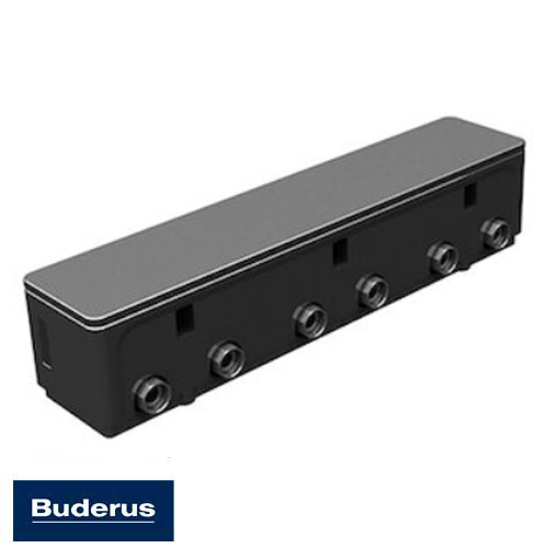 Колектори Buderus HKV 3/25/32 70 кВт | 3 контури | 1 1/2"-1 1/4" (8718599379)