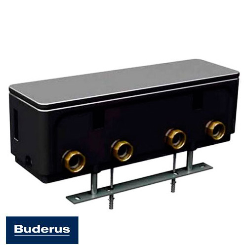 Колектор Buderus WHY/HKV 2/25/25 46,5 кВт | 2 контури | 1 1/4"-1 1/4" (8718599383)