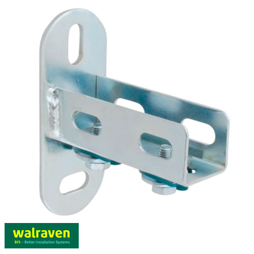 Держатель стеновой Walraven RapidRail® для профилей 27x18, 30x15, 30x20, 30x30, 30x45 (6613200)