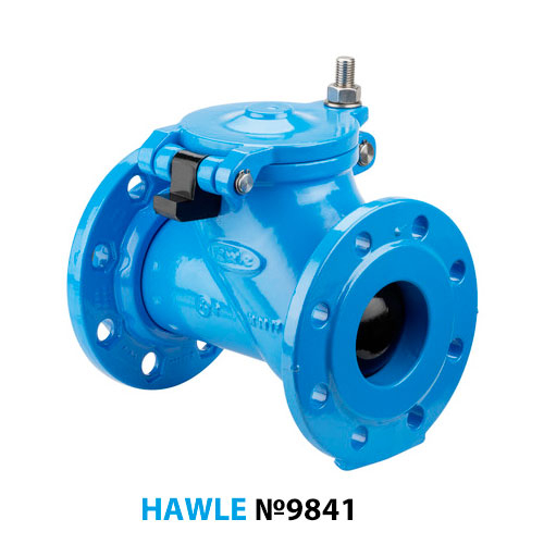 Клапан обратный шаровый фланцевый Hawle 9841 ДУ 150 Ру 16