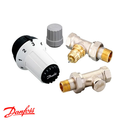 Комплект радіаторний Danfoss RA-FN+RAS-C+RLV-S прямий (013G2229)