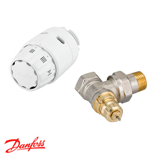 Комплект радіаторний Danfoss RA-FN+RAS-C2 кутовий (013G5143)