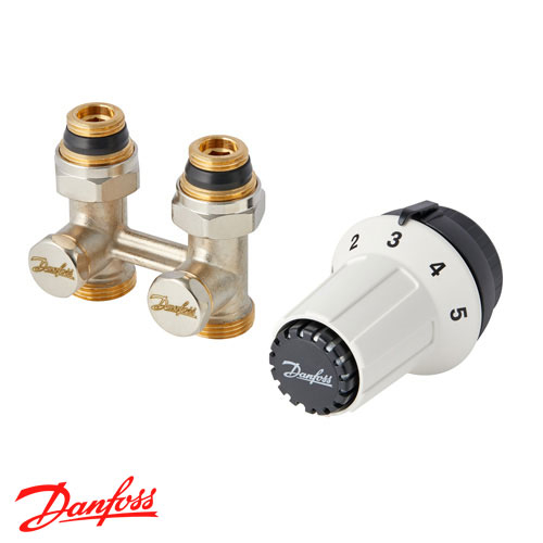 Комплект нижнього підключення Danfoss RLV-KS прямий + RAS-CK M30x1,5 (013G5275)