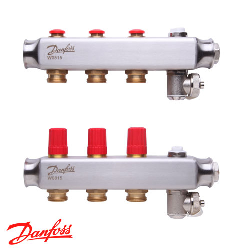 Danfoss SSM-3 Коллекторы из н/ж стали 3+3 | без расходомеров (088U0803)