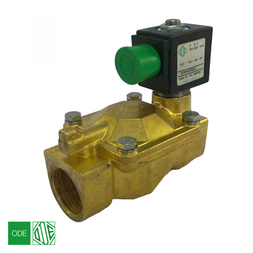 Клапан электромагнитный ODE 21W6ZB400 NO 1 1/2", ΔPmin/max=0.2/10 бар, kv=520, NBR (-10...+90°С)