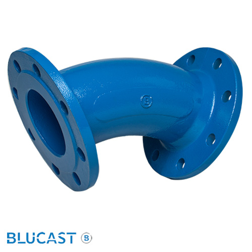 Відвід чавунний фланцевий 45° DN250 PN10 Blucast (FFK250)